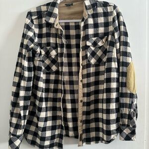 Black and White Checkered Woman’s Shirt